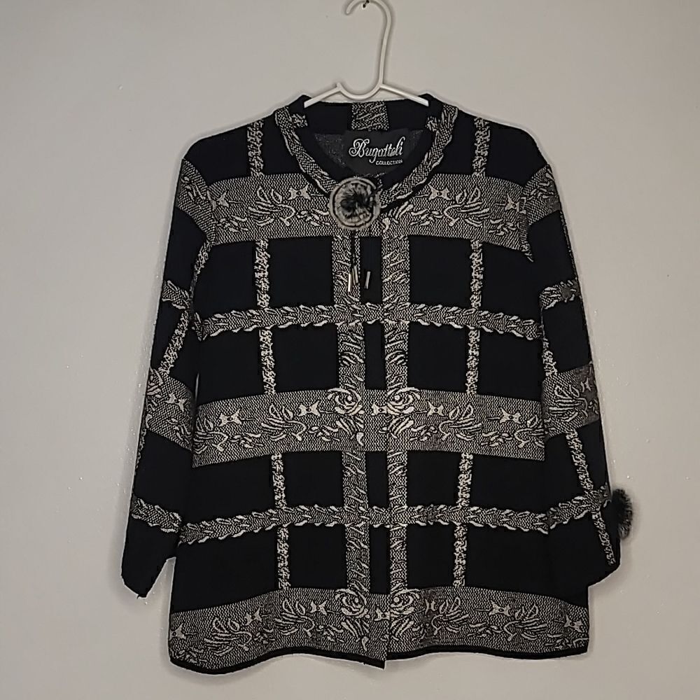 Bugatelli Wool/Fur Button front Cardigan/Jacket - Picture 15 of 15